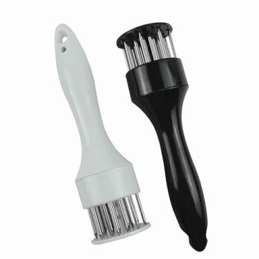 Imagem de Amaciador de Carne com Lâminas de Aço Inoxidável, Tenderizador Manual, Pratico, Fácil de Usar.