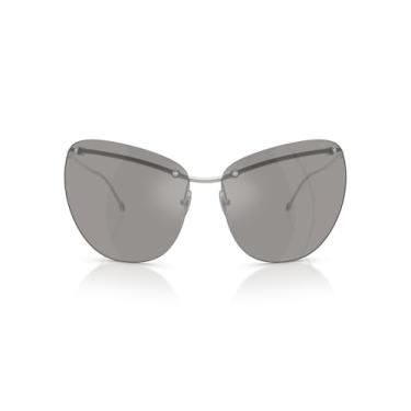 Imagem de Diesel Eyewear Óculos de sol DL1007 Cat Eye, cinza, 71 mm
