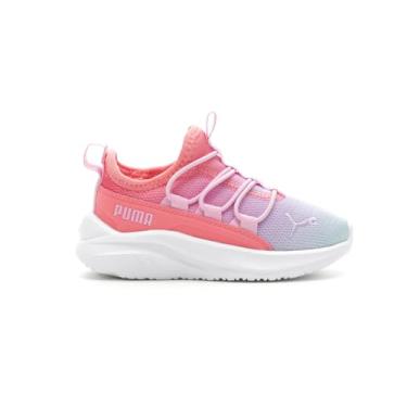 Imagem de PUMA Tênis infantil unissex One4all sem cadarço (criança pequena), Adorável/chiffon lilás, 18