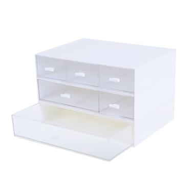 Imagem de ZFLYCANP 3 gavetas empilháveis de armazenamento, cesta de armazenamento de plástico empilhável destacável, organizadores de armário dobráveis para armário, cozinha, banheiro, quarto, escritório