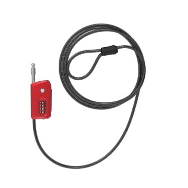 Imagem de UP Security Trava de cabo combinada de 1,8 m – reinicializável de 4 dígitos, resistente, à prova de intempéries, resistente a cortes, ideal para bicicletas, caiaques, câmeras de trilha e equipamentos