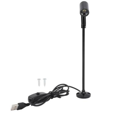 Imagem de Refletor de Gabinete LED Ajustável, Luz de pé Interna de Elegância Moderna, Lâmpada de Foco Com Foco Alimentado por USB para Penteadeiras, Showrooms e Entradas de Coleção Com