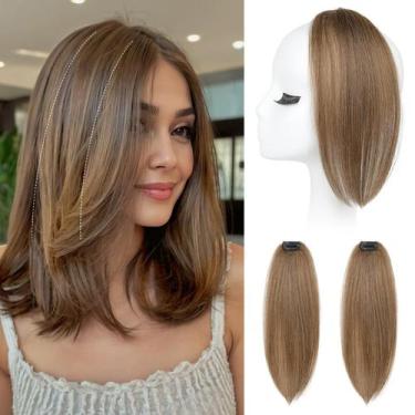 Imagem de Clip in Hair Volumizer REECHO 30 cm, 2 peças, curto, grosso, marrom cl