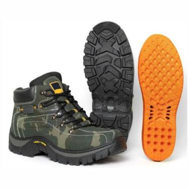 Imagem de Tênis coturno adventure adulto masculino e feminino - Mamg, Verde camu