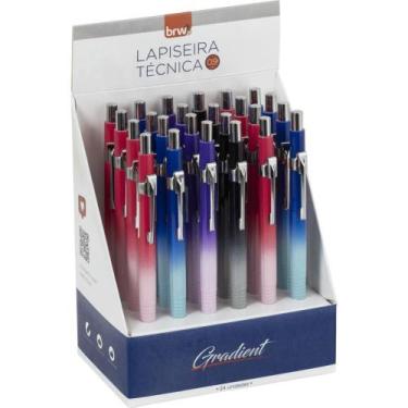 Imagem de Lapiseira 0.9MM Tecnica Degrade Cores Sortidas - BRW