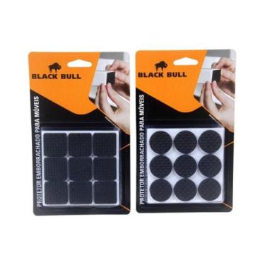 Imagem de Protetor para Moveis Emborrachado 18PCS . - Black Bull