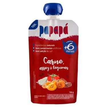 Imagem de Sopinha Papapá Carne, Arroz e Legumes 6+ Meses 120g - PAPAPA