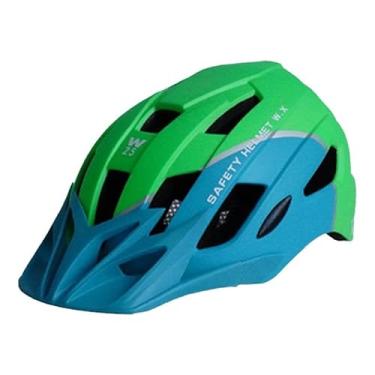 Imagem de menolana Capacete de bicicleta Capacete de bicicleta para adultos Acessórios de ciclismo de deslocamento leve Equipamento para esportes Andar de de estrada ao, Verde Azul