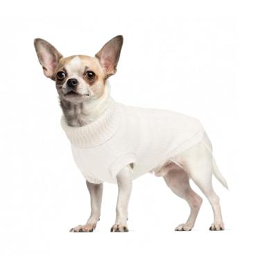 Imagem de Pawfun Suéter aconchegante de gola rolê para cães – Suéteres de tricô macios e quentes para meninos e meninas animais de estimação, suéter de Natal para roupas de inverno para filhotes pequenos