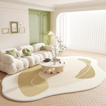 Imagem de Tapete decorativo estilo creme para sala de estar, tapete em formato de nuvem para quarto, tapete macio e felpudo, espesso para casa (200x300 cm/A)