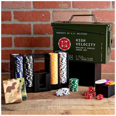 Imagem de Maleta de Poker com 320 Fichas sem Numeração para Texas Holdem e Blackjack Plus, TITAN, Verde