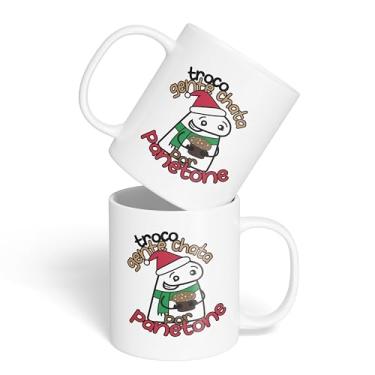 Imagem de Caneca Cerâmica - Flork - Natal - Troco por Panetone