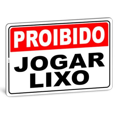 Imagem de Placa De Aviso Proibido Jogar Lixo Áreas Comuns Sinalização (5)