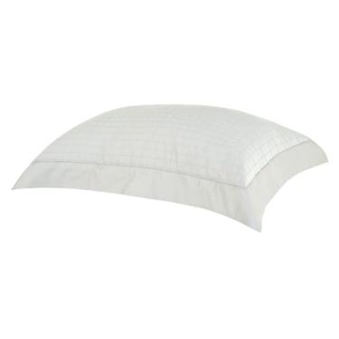 Imagem de Fronha 50x70cm Cetim 300 Fios Buddemeyer Damask Square 100% Algodão Penteado Cinza