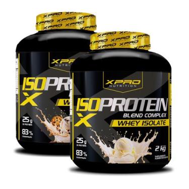 Imagem de 2x WHEY ISOLADO BLEND COMPLEX PROTEIN XPRO NUTRITION, Baunilha e Cooki