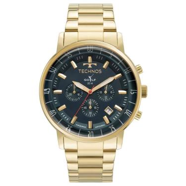 Imagem de Relógio Technos Masculino Ref: Js25bcl/1a Cronógrafo Golf Dourado