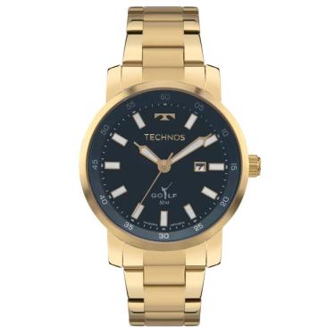 Imagem de Relógio Technos Masculino Ref: 2115txv/1e Classic Golf Dourado