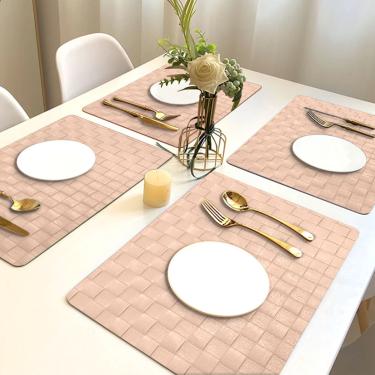 Imagem de 4 Jogo Americano Botte Alto Padrão Impermeável Re Pvc