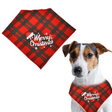 Imagem de Bandana de Natal para cães e gatos para gatos pequenos e grandes, cachecol bandanas, acessórios para cães grandes, anúncio de gravidez, bandanas, gatos, donos de cães, presentes para homens e mulheres
