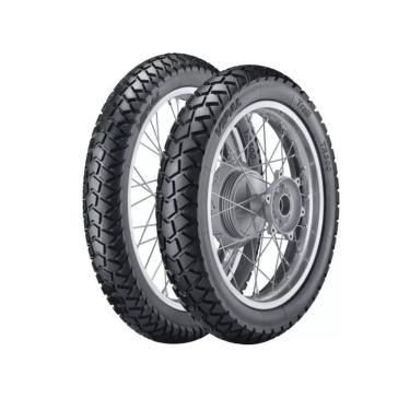 Imagem de Par Pneu 130/80-17 + 90/90-19 Tr300 Vipal