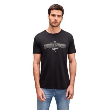 Imagem de Camiseta Estampada Futebol Botafogo Reserva, M, Preto