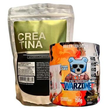 Imagem de Combo Suplemento Warzone Underlabz + Creatina 100% Pura 500g - Under L