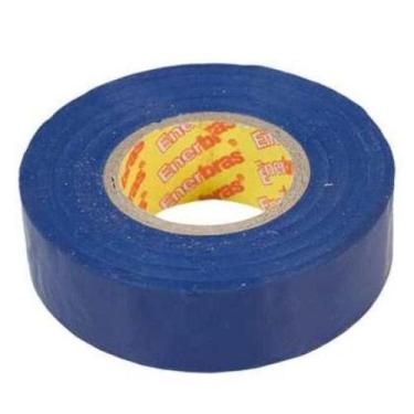Imagem de Fita Isolante Color 18mmX20m 2000-EAZ Enerbras, Azul