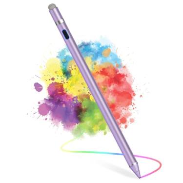 Imagem de Caneta Stylus para tela sensível ao toque – Caneta Stylus de ponta ultrafina de 1,5 mm para iPad Pro, Air | Tampa magnética | Bateria 12H | Sem Bluetooth | Compatível com iPhone, Android, Chromebook