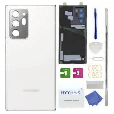 Imagem de Vidro de substituição para Galaxy Note 20 Ultra para Samsung Galaxy Note 20 Ultra SM-N985U N986U 17.5 cm capa traseira de vidro à prova d'água e lente de câmera + kit de ferramentas de reparo