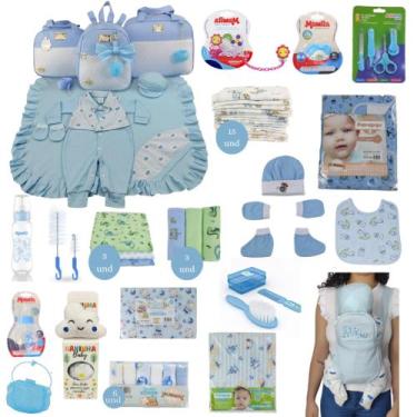 Imagem de Kit Bolsa de Maternidade 3 Peças + Saída maternidade + Enxoval Master 