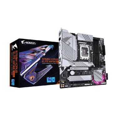 Imagem de Placa Mãe Gigabyte B760M Aorus Elite WIFI6E GEN5 LGA 1700 4xDDR5 Chipset Intel B760 mATX
