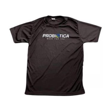 Imagem de Camiseta Dry - Tamanho G Preta - Probiótica-Masculino