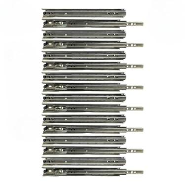 Imagem de Corrediças para Gavetas, Kit 16 Corrediça Telescópica 35cm para Gaveta Trilho 8 Par com Parafuso Ou sem(SIM, MANDAR 96 PARAFUSOS)
