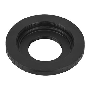 Imagem de Anel adaptador de lente de câmera M42-C-M4/3, conversor de lente de foco manual com liga de alumínio para corpo de câmera Olympus, adequado para lente de montagem C de parafuso M42 para montagem no