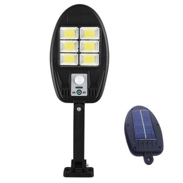 Imagem de Luminaria Solar Poste Sensor De Presença Led 3 Externo