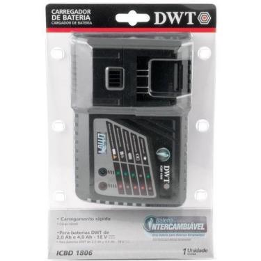 Imagem de Carregador Bateria 18V Intercambiável Rápido ICBD 1806 DWT