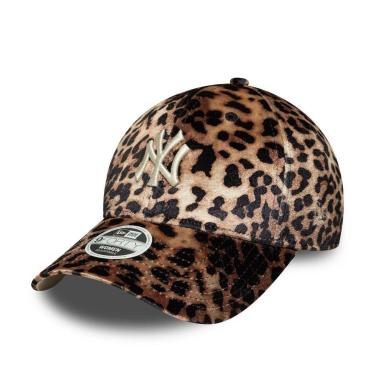 Imagem de Boné New Era Feminino 940CS MLB NY Yankees Veludo Brown-Feminino
