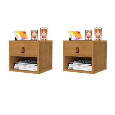 Imagem de Mesas De Cabeceira Suspensa 1 Gaveta Julia Nature