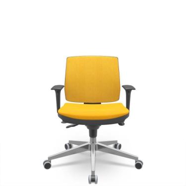 Imagem de Cadeira Brizza Soft Executiva Amarelo
