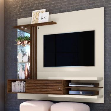 Imagem de Painel Para Tv Frisado Com Led Johnny Off White Savana