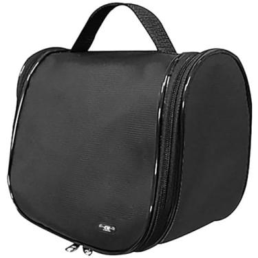 Imagem de Necessaire Organizadora Preta Unissex com Bolso e Gancho