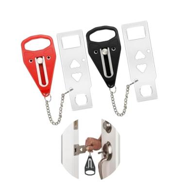 Imagem de Trava Porta Portátil Segurança Hotel Airbnb Viagem Aço Inox