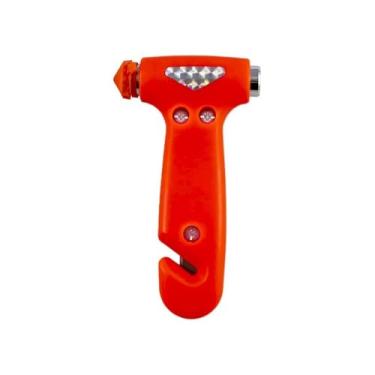 Imagem de Martelo Quebra Vidros e Corta Cinto em Casos de Acidente Item de Segurança.