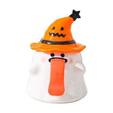 Imagem de Copos de Halloween | Canecas engraçadas Novidade Chávena de chá, recipiente de bebida para chá para restaurante, casa de fazenda, casa, apartamento, cozinha, hotel