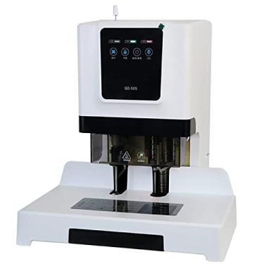 Imagem de JYXYXSCP Máquina de encadernação elétrica automática de derretimento a quente, tubo de nylon totalmente automático para escritório, encadernação rápida de 15 segundos, espessura de 50 mm