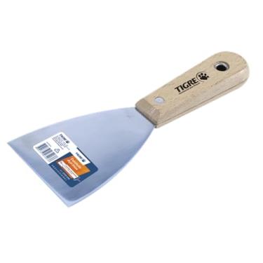 Imagem de Espátula Aço Inox, Tigre 62153020, Prata, 127mm