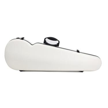 Imagem de Estojo Rígido Triangular Anti-pressão E Resistente A Arranhões Para Violino Multicolorido Tamanho 4/4 Estojo para instrumento de violino(White)