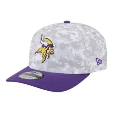 Imagem de Boné New Era 970 Minnesota Vikings Salute to Service Cinza-Masculino