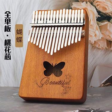 Imagem de Piano de polegar Kalimba 217 tons piano de dedo para iniciantes piano de dedo piano polegar (cor: A) (C)