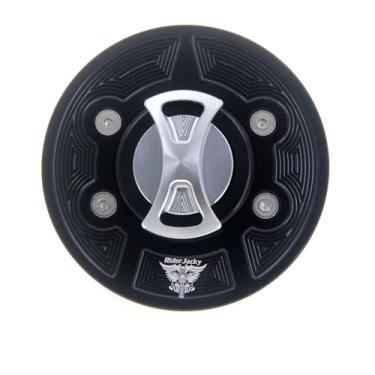 Imagem de Riderjacky Tampa do tanque de combustível de motocicleta Keyless para BMW F800R 2005-2014, F800S 2005-2010, F800ST 2005-2012, K1600GT K1600GTL 2010-2012, R1200GS 2008-2012, R12000 GS Adventure